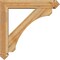 Ekena Millwork Legacy Arts and Crafts Rough Sawn Bracket w/ Offset Brace, Western Red Cedar, 6"W x 30"D x 30"H BKT0604X30X30LEC03RWR - alternate 3